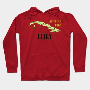 Cuba Map Hoodie